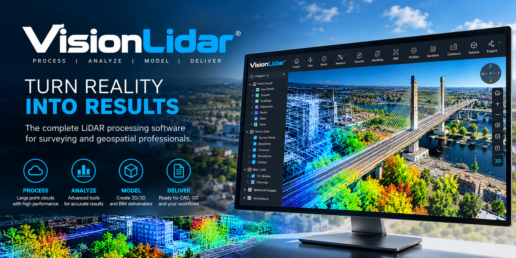 VisionLidar interface