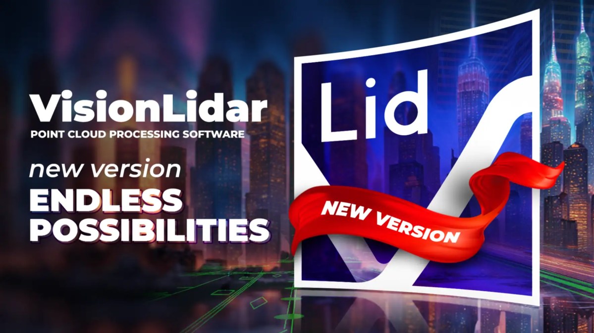 È arrivata la nuova versione di VisionLidar!